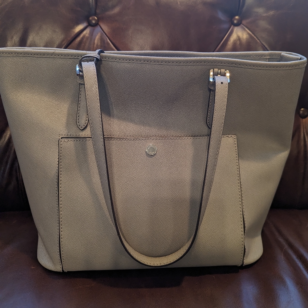Michael Kors gray tote purse